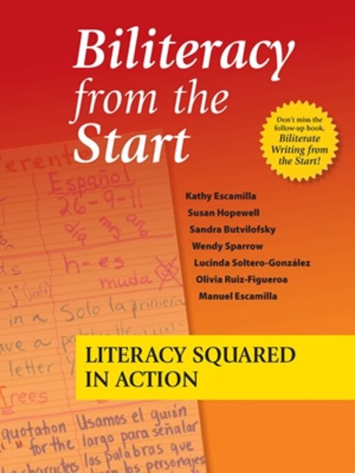 Title details for Biliteracy from the Start by Kathy Escamilla - Wait list